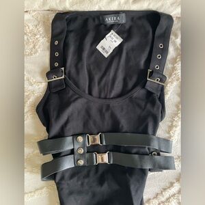 BUCKLE DETAIL BODYSUIT